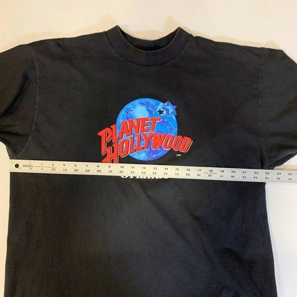 Planet Hollywood Men's Vintage Orlando Cotton Single Stitch T Shirt Size XL - Picture 9 of 11